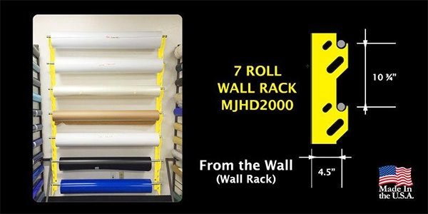 Mondo Raxx Jumbo Yellow holds 7 rolls